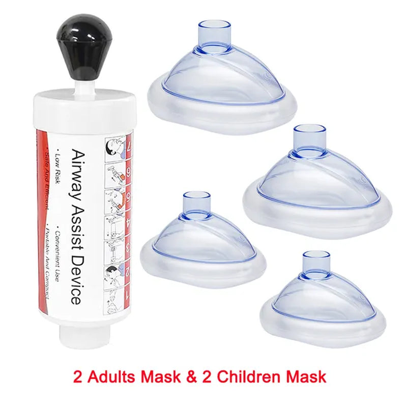 Upgrade Portable anti Choking Device Choking Emergency Life Saving Suction Vac anti Choke Device First Aid Kit for Kids Adults