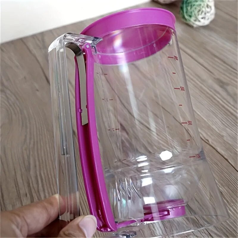 1 Pcs 900Ml Batter Dispenser Hand-Held Graduated Funnel Pastry Dough Dispensador for Pancake Cupcakes Cake