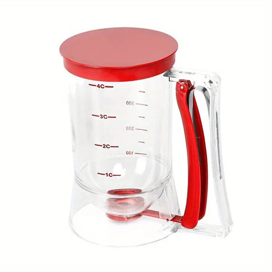 1 Pcs 900Ml Batter Dispenser Hand-Held Graduated Funnel Pastry Dough Dispensador for Pancake Cupcakes Cake