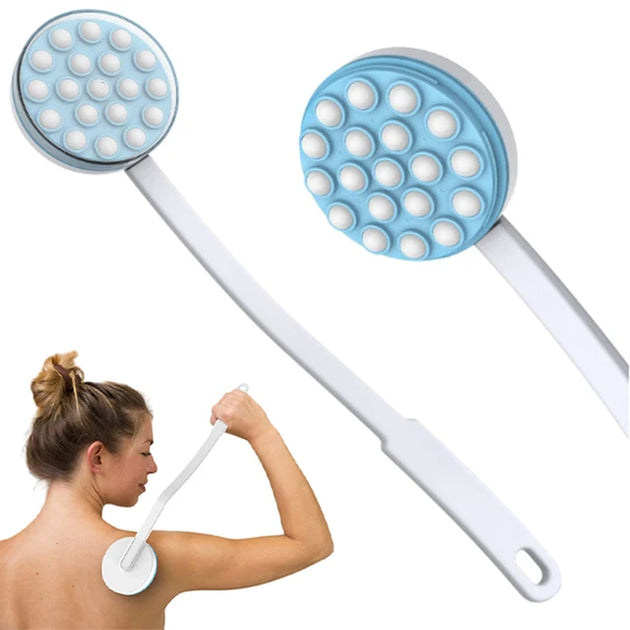 Remedy Wand for Applying Lotion Applicator and Massager Handheld Long Handled Easy Reach Rollon Dispenser for Shower Gel on Back