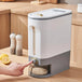 Food Grade Rice Dispenser Rice Storage Container Rice Dispenser Capacity Visible Container for Flour Beans Cereal Grains