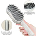 Self Cleaning Hair Brush 3D Air Cushion Massage Comb Airbag Massage Brush One-Key Cleaning Detangling Hair Brush Styling Tools