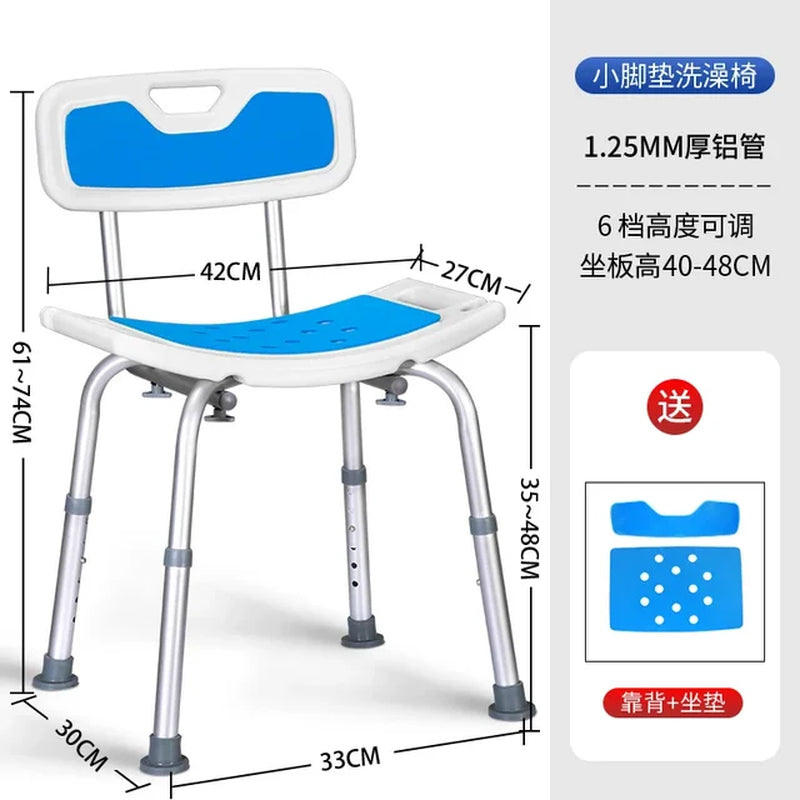 Folding Disabled Shower Seat Elderly Persons Care Products Shower Seat Ultralight Designer Silla Para Ducha Bathroom Furniture