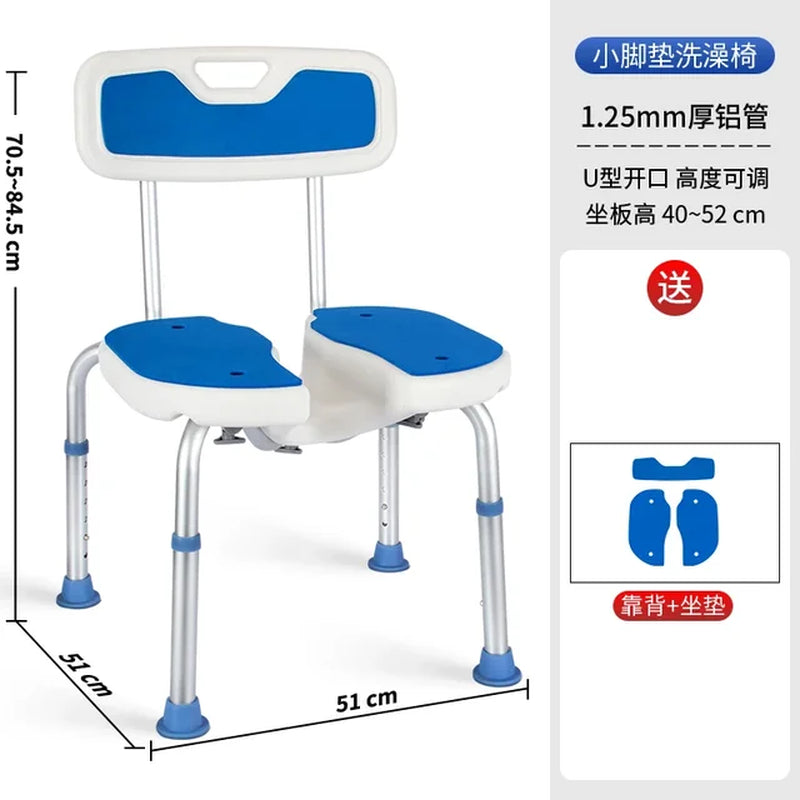 Folding Disabled Shower Seat Elderly Persons Care Products Shower Seat Ultralight Designer Silla Para Ducha Bathroom Furniture