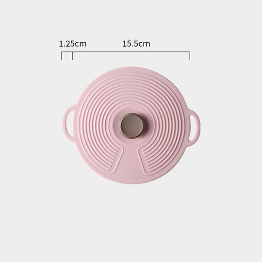 Silicone Lids Food Covers Universal Silicone Pot Lid Reusable Microwave Bowl Pans Pots Lids Dishwasher Safe Fresh-Keeping Cover